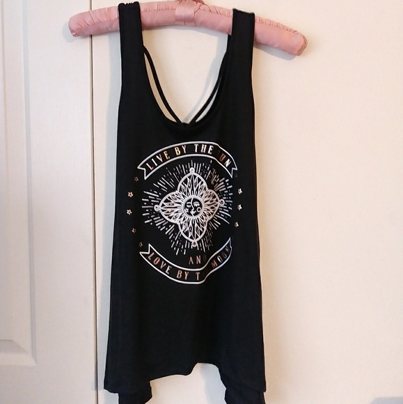 NWT "live by the sun love by the moon" boho tank - Picture 5 of 7